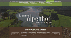 Desktop Screenshot of kraners-alpenhof.at